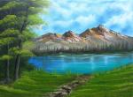 Bob Ross Am Bergsee